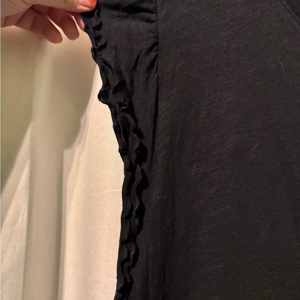 Torrid Black Ruffle Sleeve Top - Picture 2 of 3